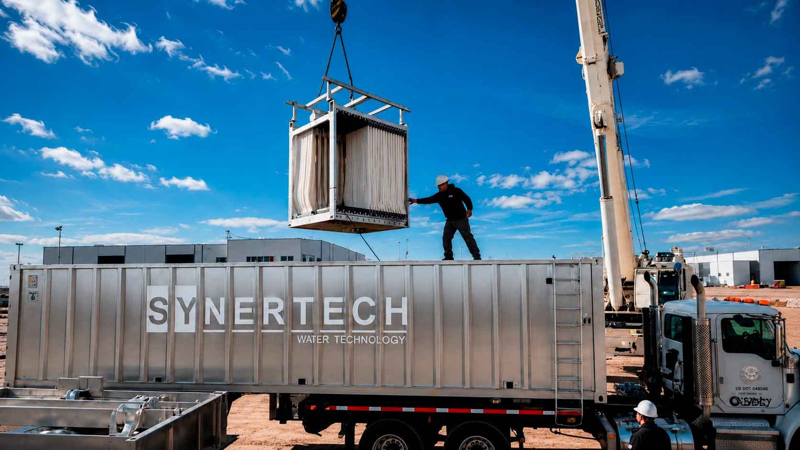 Planta de tratamiento de aguas residuales PTAR con Biorreactor MBR de Syner Tech
